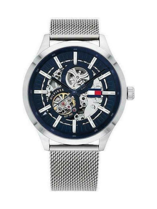 Tommy Hilfiger Watch Chronograph Automatic with Silver Metal Bracelet