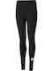 Kinder Leggings Sport Lang Schwarz