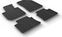Gledring Set Front and Back 4pcs for Kia Soul 2014 Black