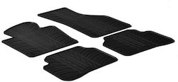 Gledring Set Front and Back 4pcs for Volkswagen Passat 2005-2010 Black
