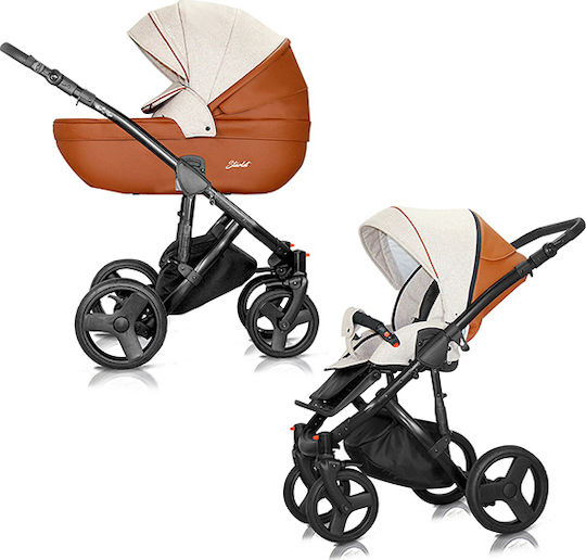 Milu Kids Starlet Eko Adjustable 2 in 1 Baby Stroller Suitable for Newborn Moka 13.10kg