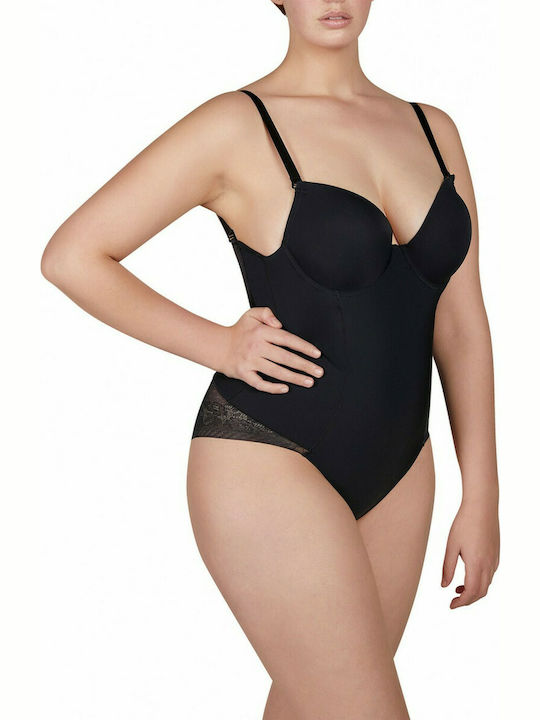 Ysabel Mora Bodysuit Black