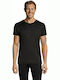 Sol's Sprint Werbe-T-Shirt in Schwarz Farbe