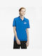 Puma Essentials Ανδρικό T-shirt Polo Μπλε