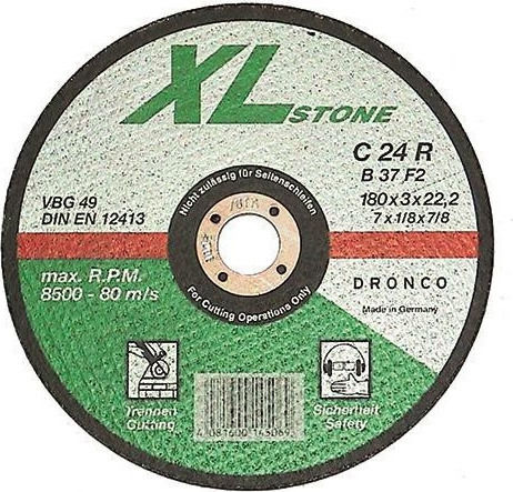 Dronco Disc de tăiere piatră C 24 R 1127015 Disc de tăiere Materiale de construcție 125mm 25buc