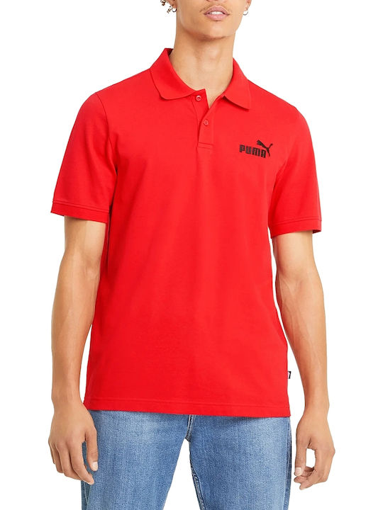 PUMA Polo Short Sleeve T-shirt Red