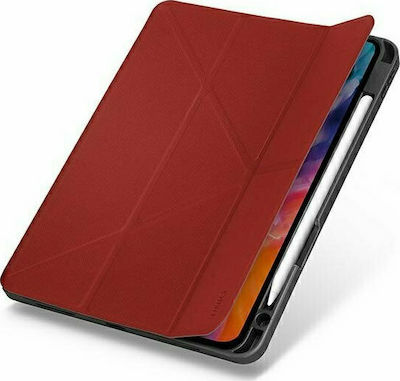 Uniq Transforma Rigor Klappdeckel Synthetisches Leder Rot (iPad Air 2020/2022) UNIQ-NPDA10.9(2020)-TRIGRED