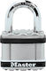 Master Lock Excell Stahl Vorhängeschloss Verlängert mit Schlüssel 44mm Silver 1Stück