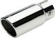 Simoni Racing Μπούκα Στρογγυλή Inox 37-63mm Universal