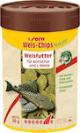 Sera Wels-Chips Nature Fischfutter für Fische mit Spirulina 100ml 00292