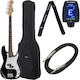 Harley Benton Elektrischer Bass PB-20 Schwarz