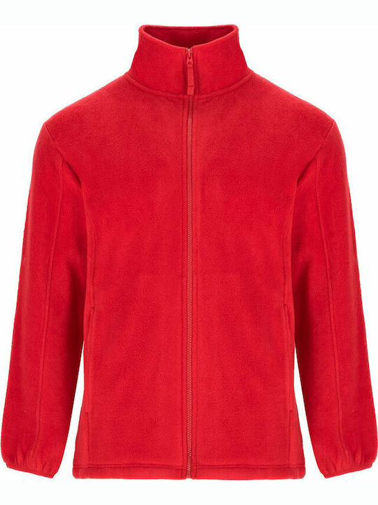 Artic Ανδρική Ζακέτα Fleece Κόκκινη