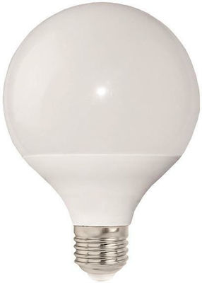 Eurolamp LED Lampen für Fassung E27 und Form G95 Warmes Weiß 1200lm 1Stück