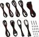 Cablemod Classic ModMesh C-Series Cable Kit 24-Pin ATX / 8-Pin EPS / 4-Pin EPS / 8-Pin PCIe / 6-Pin PCIe - 24-Pin ATX / 8-Pin EPS / 8-Pin PCIe / 6-Pin PCIe Cable 0.7m Μαύρο CM-RTS-CKIT-NKKBR-R