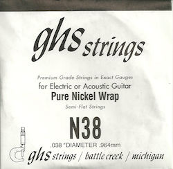 GHS Strings Boomers Единична Струна За Електрич...