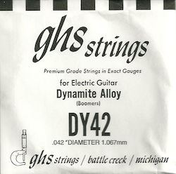 GHS Strings Boomers DY42 Χορδή 42" Ηλεκτρικής Κιθάρας GHS Strings Boomers DY42 Χορδή 42" Ηλεκτρικής Κιθάρας