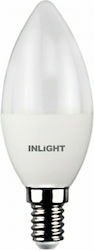 Inlight LED 8W E14 Φυσικό Λευκό Inlight LED 8W E14 Φυσικό Λευκό
