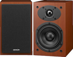 Denon SC-M41 Ζεύγος Ηχείων Hi-Fi Βιβλιοθήκης 60W 2 Δρόμων Π14.5xΒ23.4xΥ23.8εκ. Καρυδιά