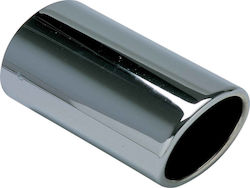 Sumex Exhaust Muffler Universal Stainless Steel Oval F56mm Black