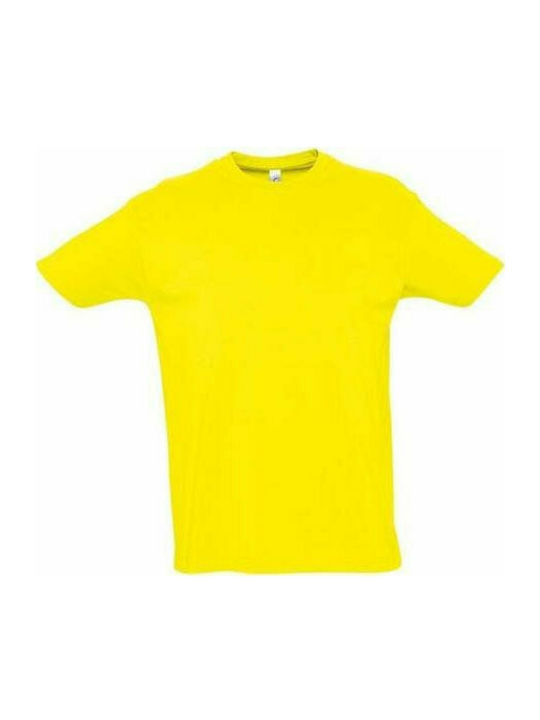 Sol's Imperial Ανδρικό Διαφημιστικό T-shirt Κοντομάνικο Lemon