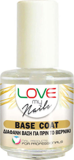 Yanni Extensions Love My Nails Base Coat για Απλά Βερνίκια 16ml