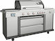 Landmann Triton PTS + Ψησταριά Υγραερίου Μαντεμένιας Σχάρας 80x44εκ. με 6 Εστίες 12kW και Πλαϊνό Μάτι Υπερύθρων 7.4kW