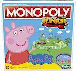 Hasbro Επιτραπέζιο Παιχνίδι Monopoly Junior Peppa Pig για 2-4 Παίκτες 5+ Ετών
