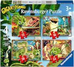 Kids Puzzle 4 Σε 1 Γιγαντόσαυροι for 3++ Years 72pcs Ravensburger