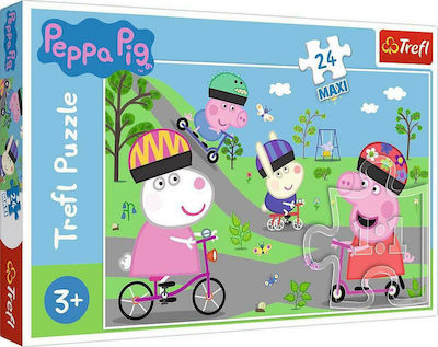 Παιδικό Puzzle Peppa Pig 24pcs για 3+ Ετών Trefl