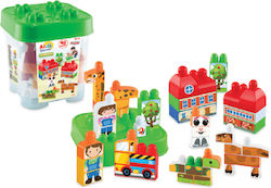 Dede Building Block Γλυκά Ζωάκια for 1.5+ years 48pcs