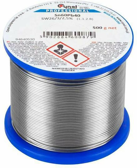 Cynel WG-10500 Solder WIres 60/40 1mm 500gr