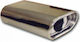 Americat Exhaust Muffler Universal Flat Angled 114x140x150mm