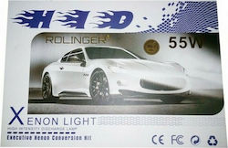 Rolinger Xenon Σετ Φωτισμού Αυτοκινήτου H11 55W 9-16V 6000K Ψυχρό Λευκό