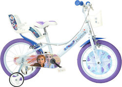 Dino Bikes Frozen ΙΙ 16" Παιδικό Ποδήλατo BMX Λευκό
