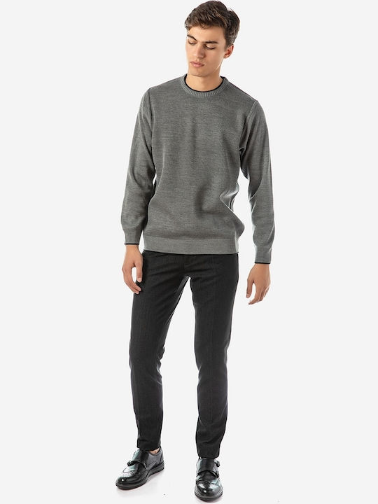 Trousers Chino Elastic in Slim Fit Gray