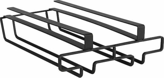 Wenko Metallic Mounted Glass Holder Rack with Dimension 20x28x7cm