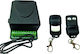 Garage Door Control Panel 12V 24V Wireless Remote Control Kit with 2 Remote Controls