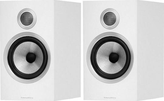 Bowers & Wilkins 706 S2 Двойка Hi-Fi Говорители Bookself 120W 2 Брой шофьори Ш20xД28.5xВ34см. Бял