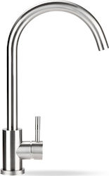 Acquanet Ombre Ψηλή Πάγκου Inox Ασημί