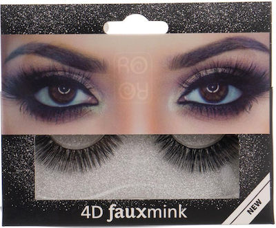 Ro-Ro Accessories EY204 Fauxmink Βλεφαρίδες Με Κόλλα