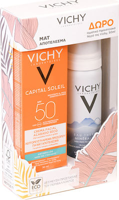 Vichy Capital Soleil Mat Σετ με Αντηλιακή Κρέμα Προσώπου