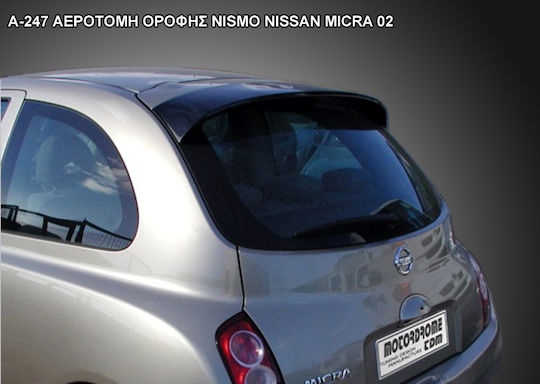 Motordrome Spoiler de acoperiș din poliuretan Nissan Micra 2002-2007