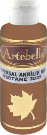 Artebella Acrylic Acrylic Paint Set in Brown color No 3029 Dark Brown 130ml 1pcs