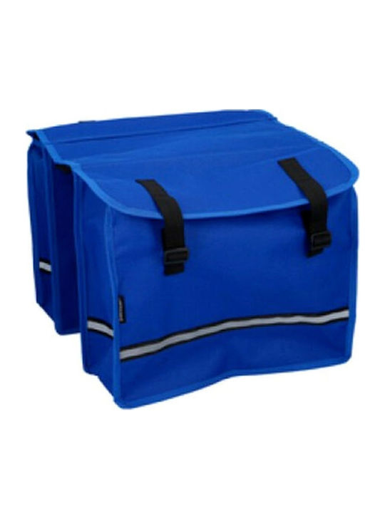 Dunlop 07676 Τσαντάκι Σχάρας Ποδηλάτου Διπλό 36x30x12cm Μπλε 07676