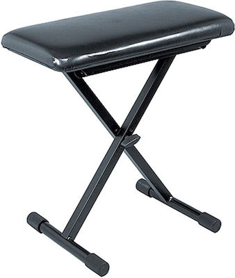 QuikLok BX9 Adjustable Keyboard Bench Black H44.5-54.5cm