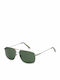 Guess Sunglasses with Silver Metal Frame and Green Lens GF0205 08N