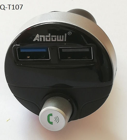 Andowl FM предавател за кола с Bluetooth / USB