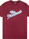 The Hundreds Beyond Slant Men's Short Sleeve T-shirt Burgundy