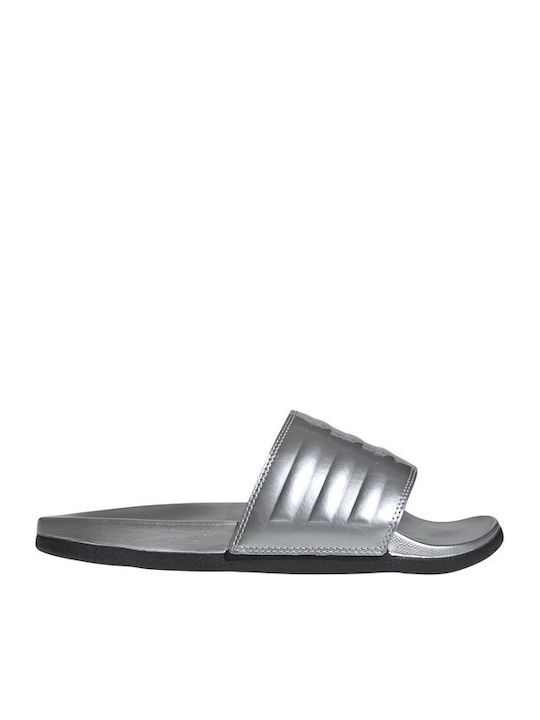 adidas Adilette Comfort Slides σε Ασημί Χρώμα