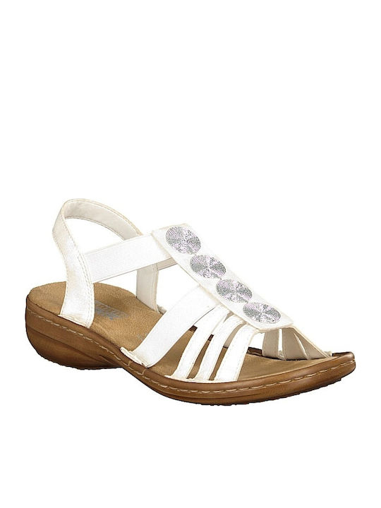 Rieker Anatomic Women's Platform Shoes White